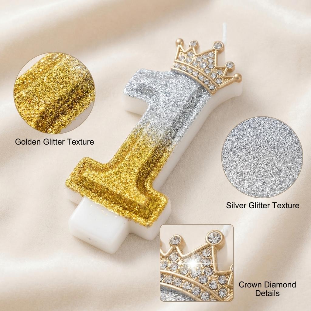 Fashion Cartoon Creative Birthday Candles Party Digital Candles