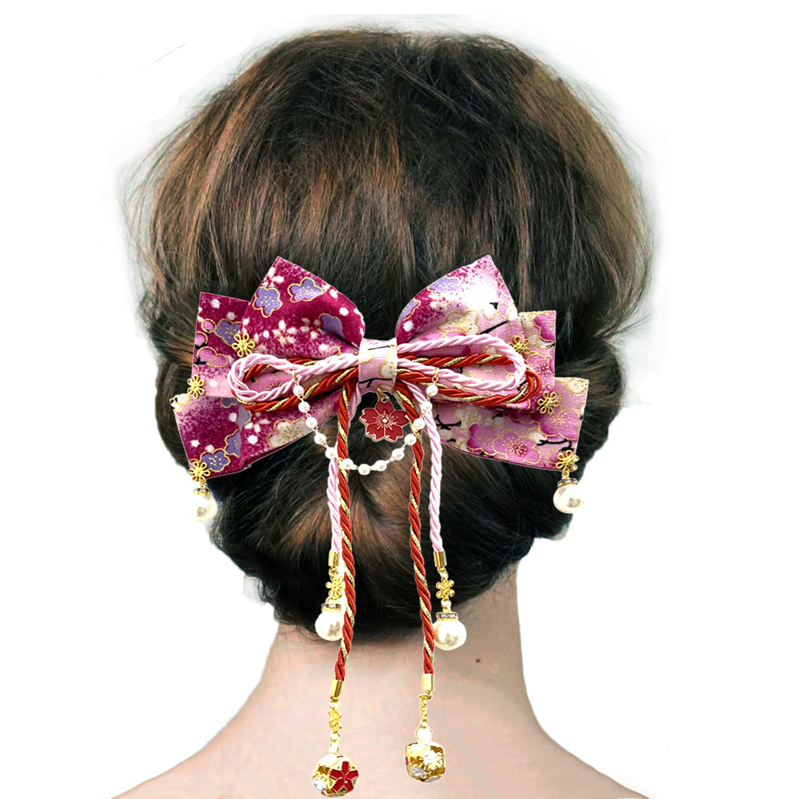 

ribbon hair Lolita bow perfect for and other traditional Japanese Features and is perfect for children and Japanese-style ornament, style, hairpin,