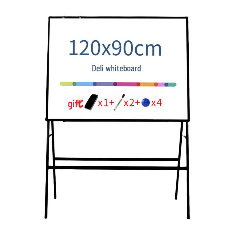Deli Magnetic Whiteboard with A-Frame Stand