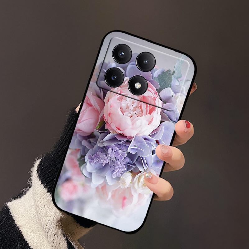 For Xiaomi Poco X6 Pro Case Fashion Painting Soft Silicone Back Cover For Xiaomi PocoX6 Pro Funda Poco X6Pro Bumper Cartoon Capa