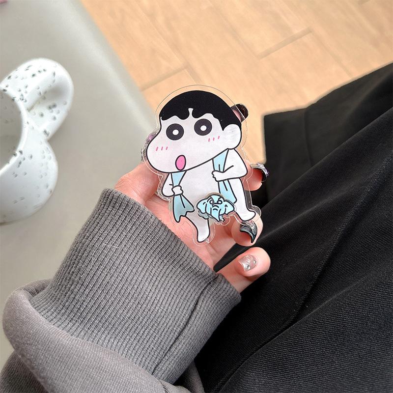Fun Cartoon Xiaoxin Retractable Lazy Mobile Phone Airbag Bracket Back Sticker Portable Desktop Watching Drama
