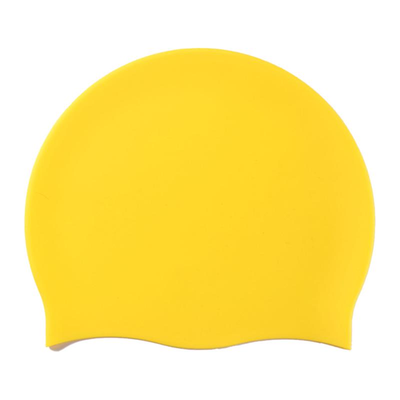 Universal Odorless Waterproof Silicone Swim Cap for Men, Women, and Children - High Elasticity, Ideal for Swimming and Diving, Custom Logo Available.