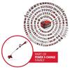 Einhell coupe-bordures sans fil ge-ct 36/30 li e - solo pxc (36v, double fil : 30 cm) livré sans batterie ni chargeur