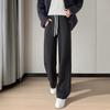 Women's Wool Blend Herringbone Casual Pants
