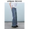 UR 2025 Spring Retro Bow-knot Denim Jeans