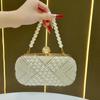 Fashionable Pearl Evening Bag, Niche Dress Bag, Clutch Bag, Small Bag, Hand-held Crossbody Bag