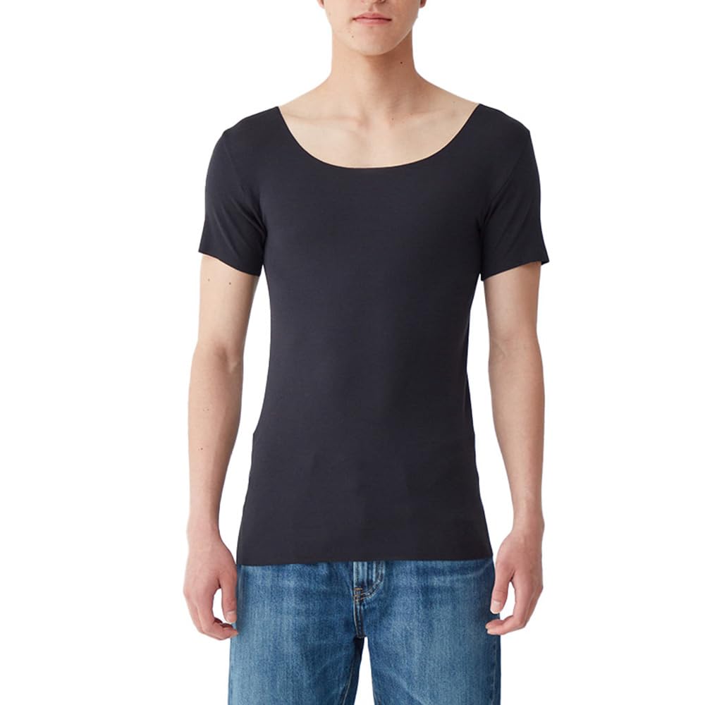 Gunze YV2614W Inner Shirt CUT OFF Compatible with YG Made in and (For Fall/Winter), in.T Series, T-Shirts, Sweat-Absorbing Pads, Long-Sleeved