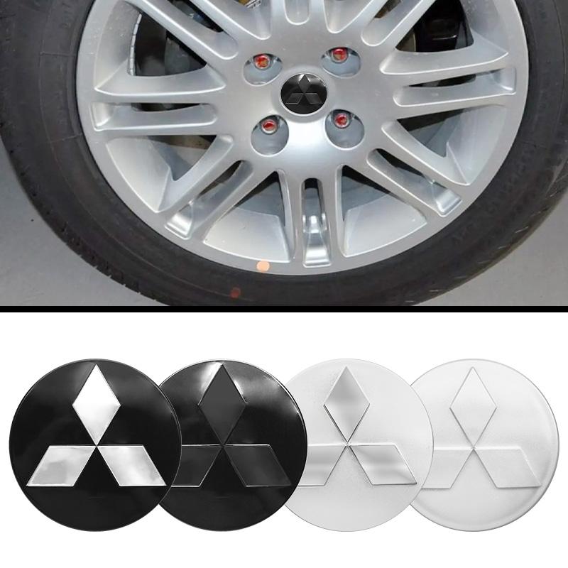 4 Stück 60mm Auto Radnabenkappen Abdeckung Für Mitsubishi Ralliart Lancer 10 Asx Outlander Asx Pajero Sport L200 Auto Zubehör