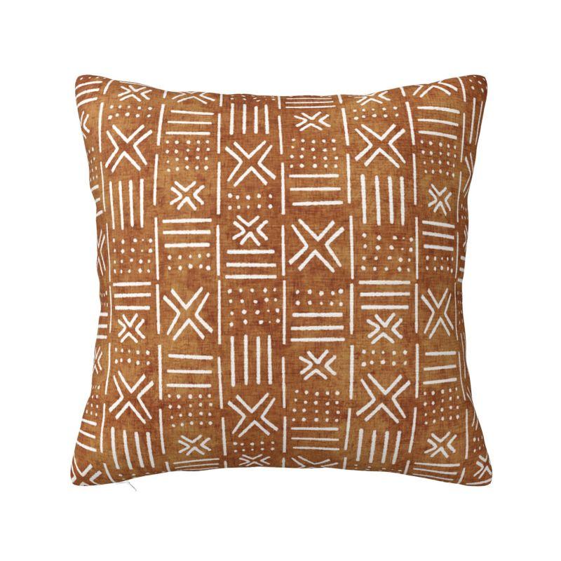 Afrikaanse Etnische Ankara Stijl Kussenhoes x cm Polyester Zachte Plaid Kussenhoes Voor Bank Zitdecoratie Beddengoed Kussensloop