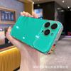 Applicable to iPhone11promax electroplated glass mobile phone case large window Apple 11 simple solid color all-inclusive sheath