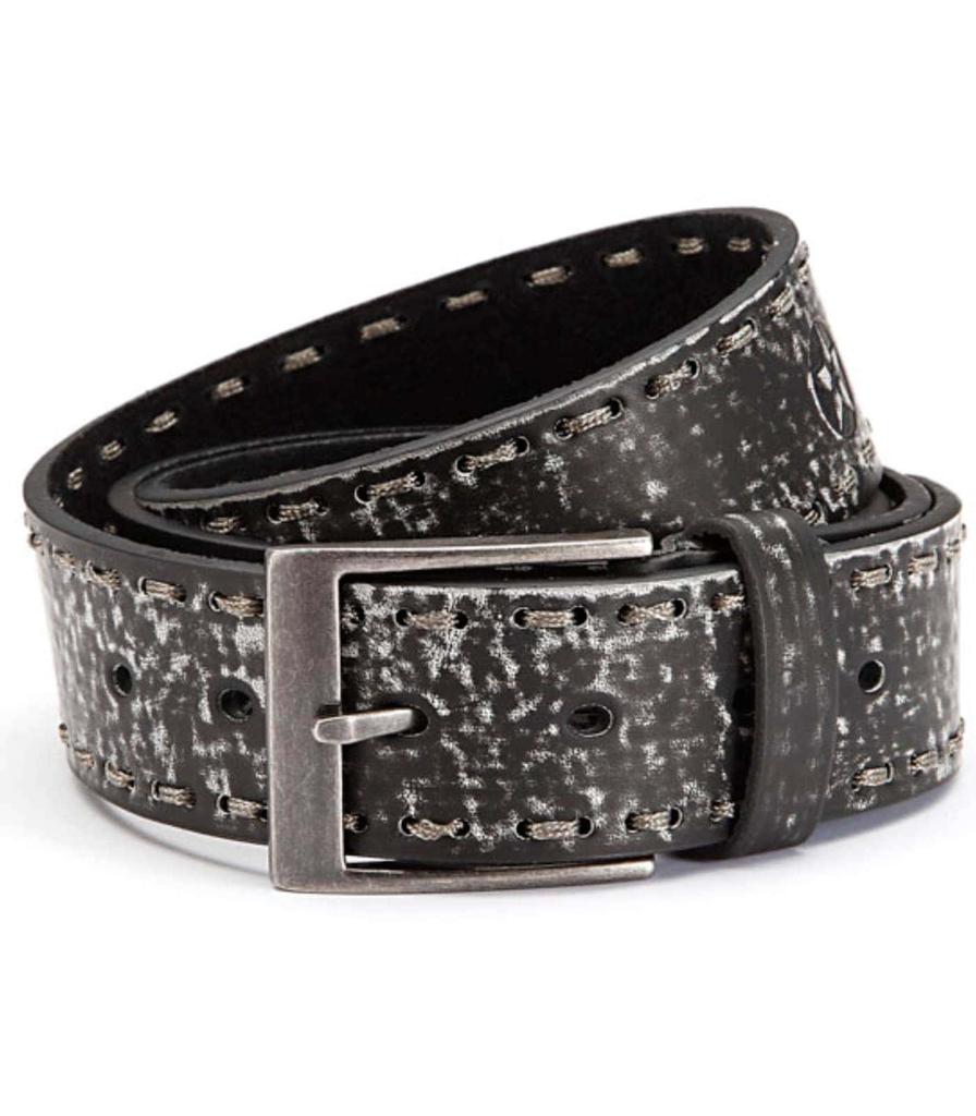 Kalın dikişli erkek jean kemeri