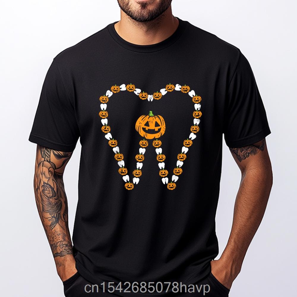 T-shirt Pumpkin Spice Latte Fall Coffee Pumpkin Spice Thanksgiving Tooth Dentist Leisure Soft Printed Tops