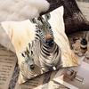 Abstract Zebra Color Pillow Case Fashion Square Pillowcase Bedroom Sofa Room Ins Decoration Leisure