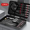 27/35/39Pcs Bits Drill Bits Set Hexagon Bits Hole Bit Screwdriver Bits Set Storage Case Heavy Duty Twist Sleeve