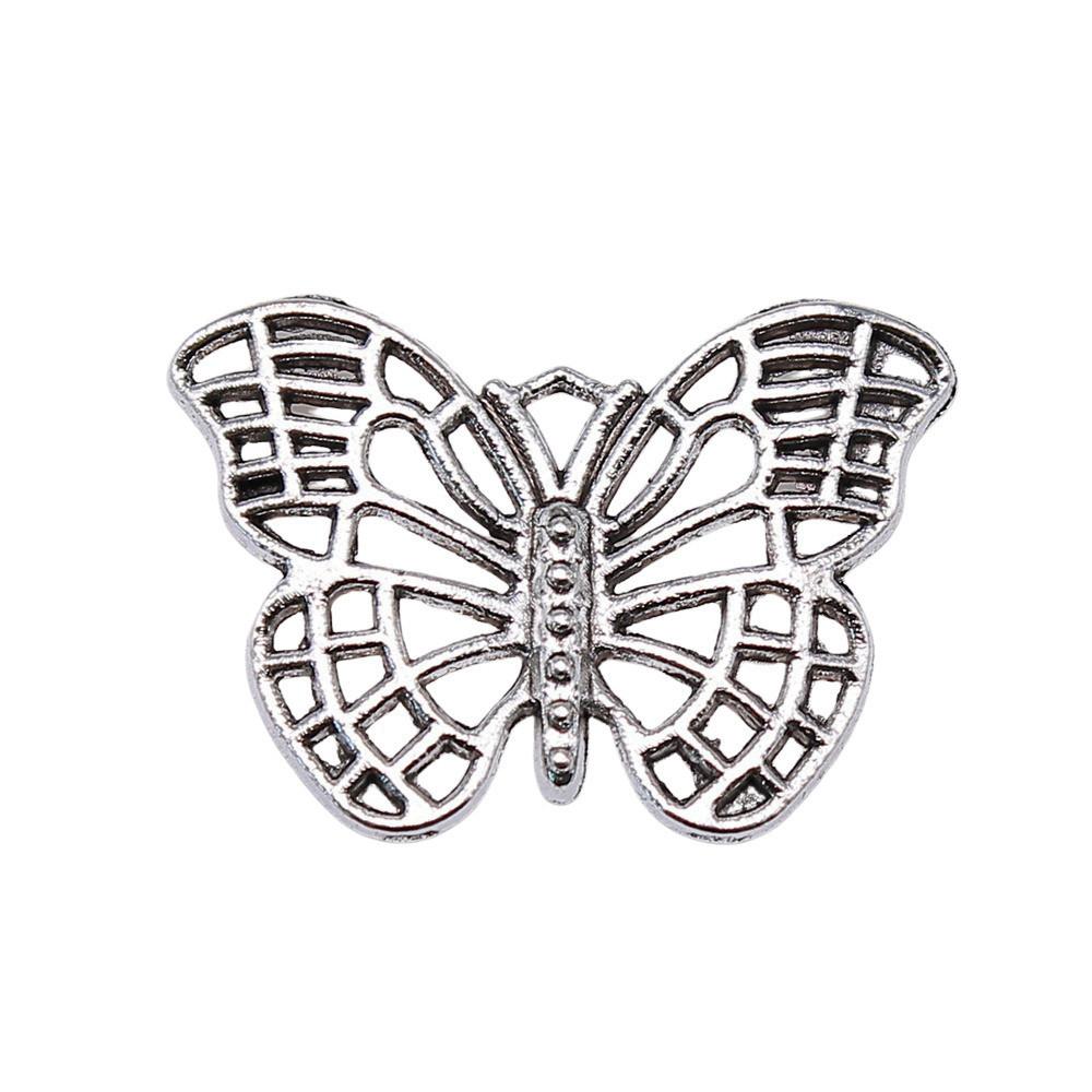 Butterfly Charms Simple Pendants For Minimalist DIY Jewelry Making