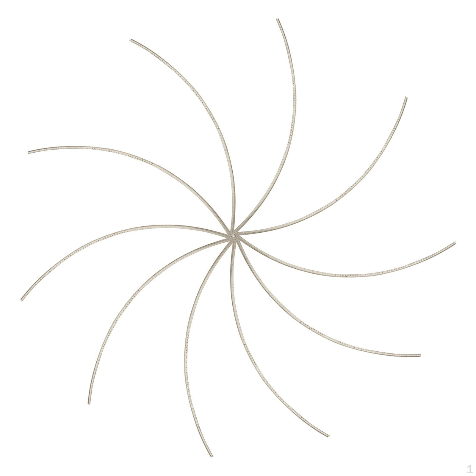 10 шт. / Набор Белая медь Гитарная ладовая проволока 200 мм для 8-дюймового грифбана банджо Струнный инструмент 2.0mm