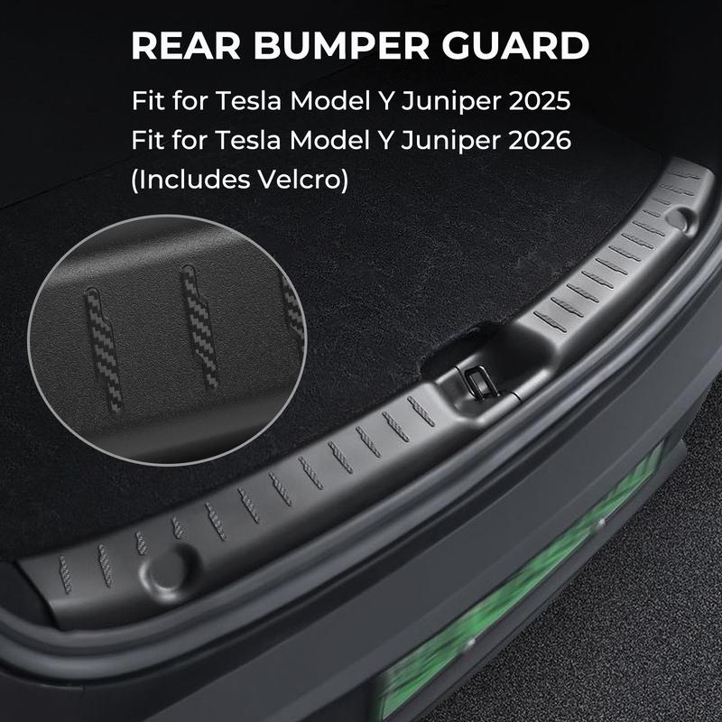 For Tesla Model Y Juniper 2025 Rear Bumper Guard For Model Y Juniper 2026 Trunk Threshold Strip Car Accessories