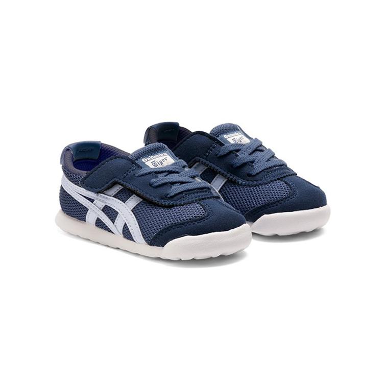 Onitsuka Tiger MEXICO 66 Abrasion Resistant Low top Toddler Shoes Dark Blue Infant And Toddler 1184A129-400