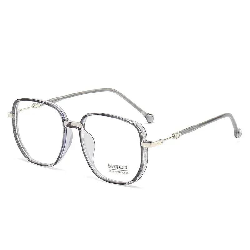 Vintage Square Metal Frame Reading Glasses Women Optical Glasses Anti-Blue Light Presbyopia Eyeglasses Glitter Eyeglasses Fashio