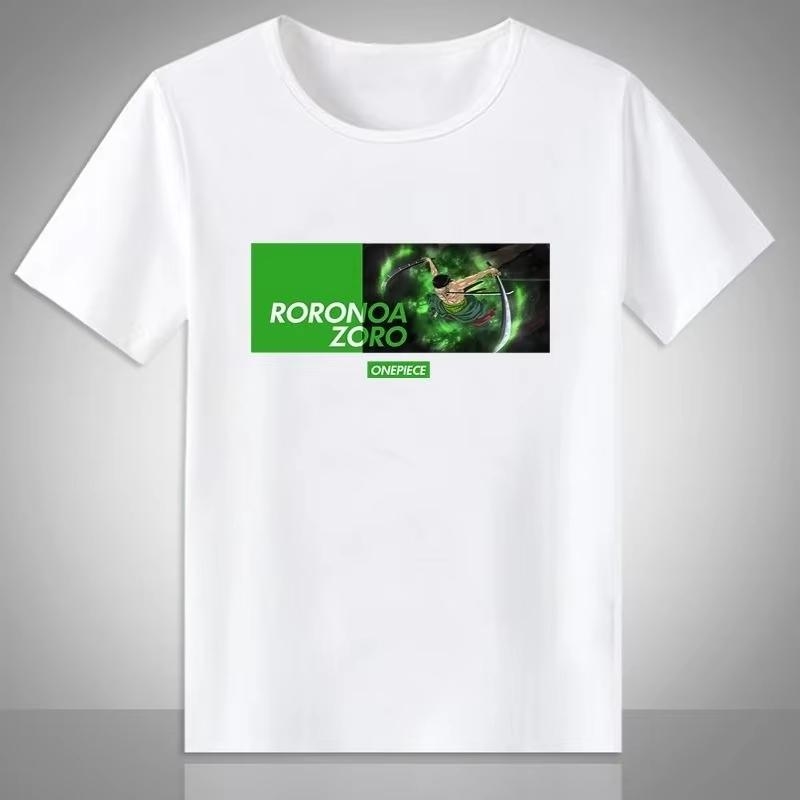 

ONE PIECE Shortsleeved Animation Sporty and Casual Short Sleeve Trend Explosion of Popularity Excellent Comfort 4XL