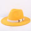 Popular European and American Classic Simple Flat-brimmed Top Hat Men's and Women's Fashionable and Elegant Versatile Jazz Hat Top Hat
