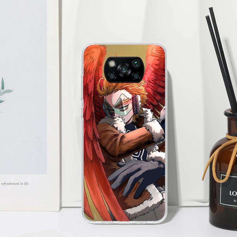 My Hero Hawks Phone Case For Xiaomi Poco X7 X6 X5 M7 M8 Pro F7 Ultra Redmi 15C 15 13C 13 12C 12 10 10C 10A Art Fundas Poco X7 X6