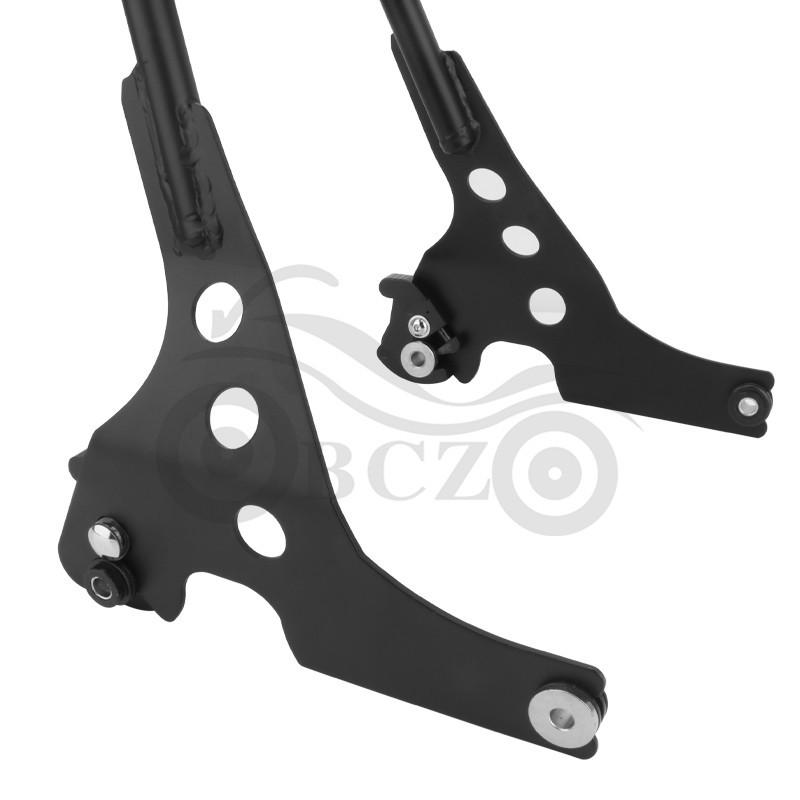 Harley XL883/1200/X48 Rear Backrest with Quick Release Seat Cushion and Luggage Rack for Motorcycle Modification
