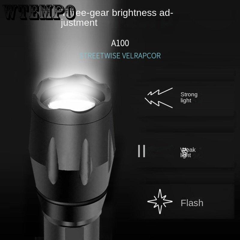 Strong Light Torch Outdoor Long Range USB Rechargeable Torch Home Portable Mini Small Torch Camping Waterproof Searchlight