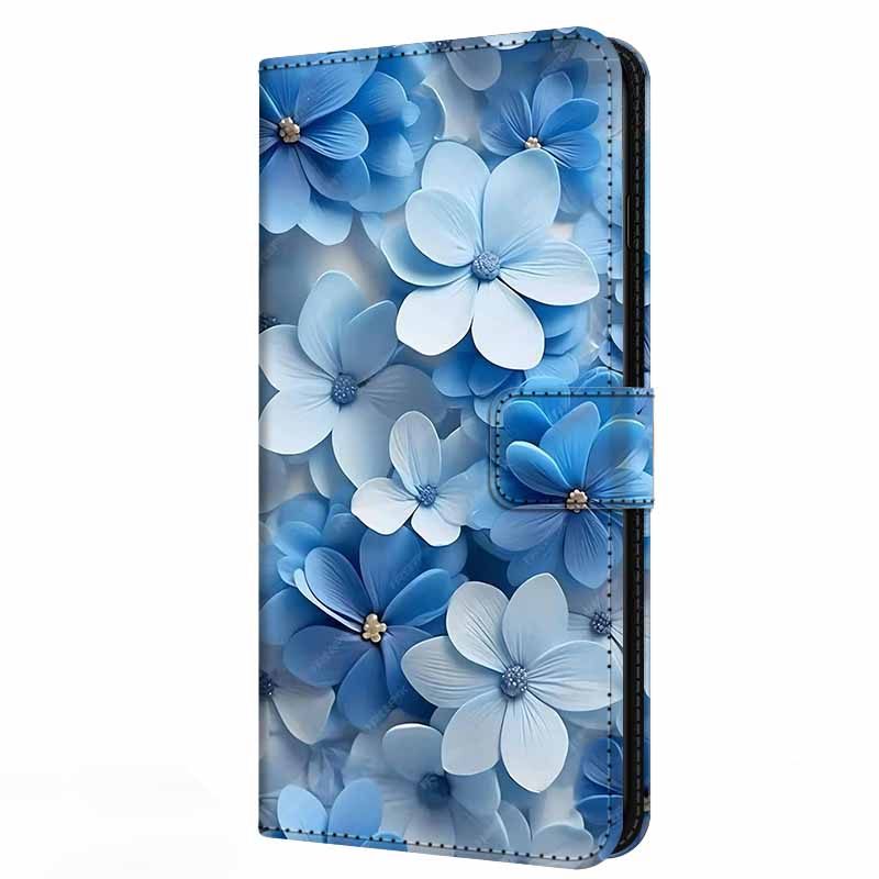 Rosenlederhülle für ZTE Axon 40 LITE Cartoon-Ständer Buch-Geldbörse Klappbare magnetische Handyhülle für ZTE Blade V50 Design V41 V50 Vita