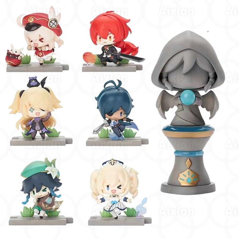 21cm Genshin Impact Keqing Figurka Akcji z PVC Anime Gra Genshin Impact Figma Figurka Model Zestawy Zabawek