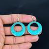Sleeping Turquoise 925 Sterling Silver Earrings Tibetan Silver Earrings Handmade Earrings Tibetan Jewelry Tribal Ethnic Nepali Pendant Gifts For Mom