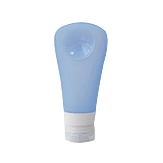 

Портативный силиконовый флакон для путешествий, лосьон, шампунь, пустой контейнерс присоской 38ML синий