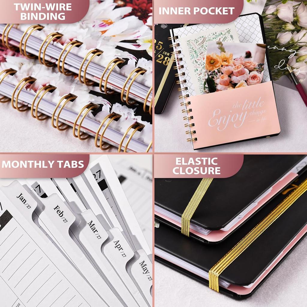 2025-2028 Monthly Planner/Calendar - 3 Year Monthly Planner 2025-2028, JUL. 2025 - JUN. 2028, 6.3" × 8.4", Monthly Calendar with Monthly Tab, Back