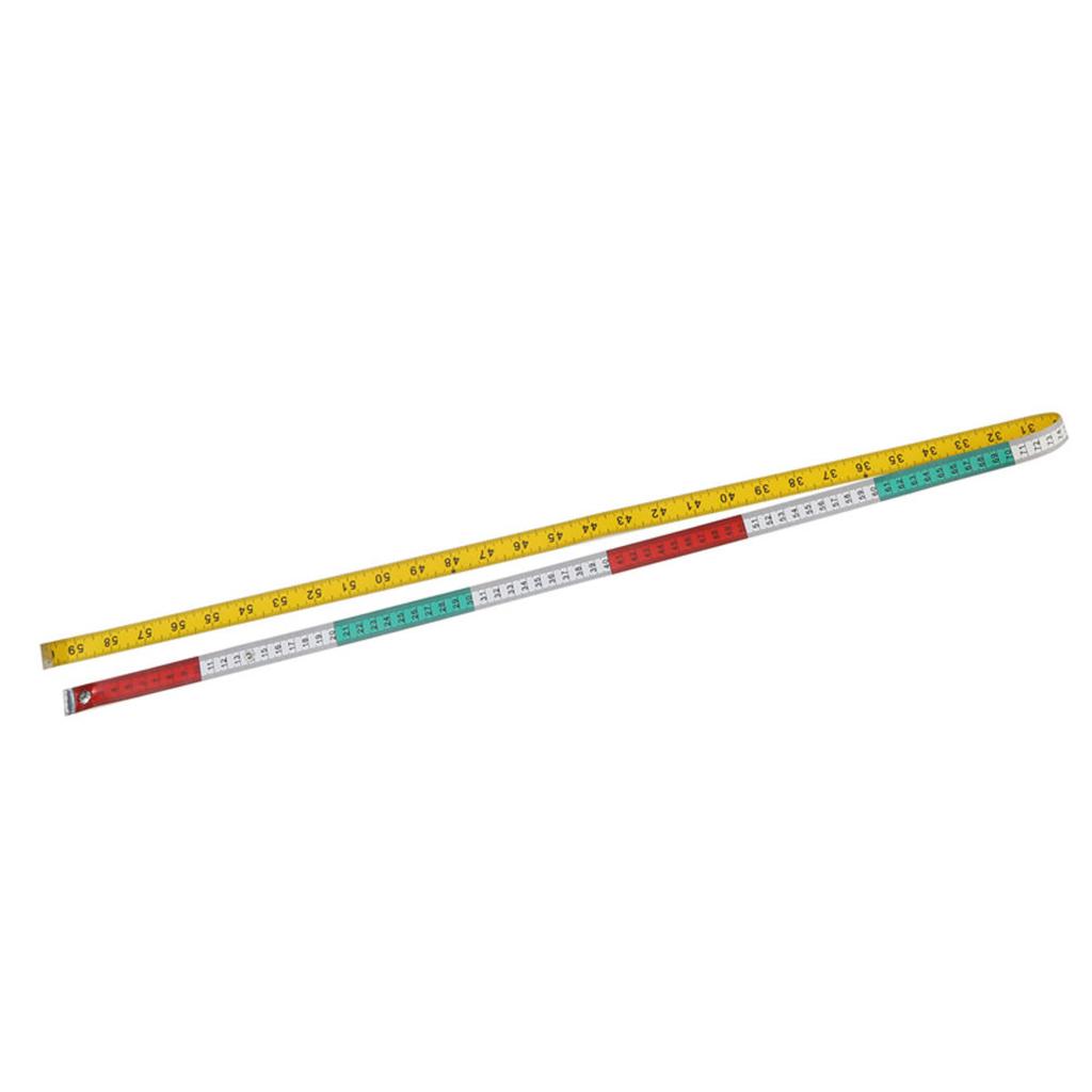1.5m Soft Tape Measure Tailor's Tape With Snap Fasteners Body Measuring Double-sided Ruler For Needlework Sewing Tool