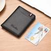 Men's fashion minimalist ultra-thin small wallet vertical personalized wallet student soft wallet