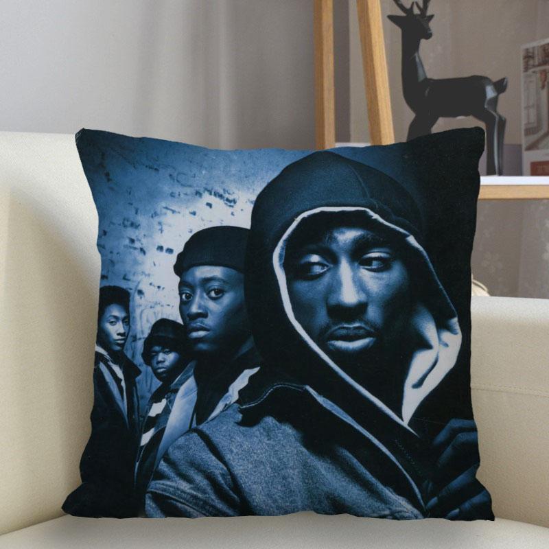 Musife New Custom 2Pac Tupac Pillowcase Sofa Decorative Cushion Cover Pillowcase Home Decor Drop Shipping