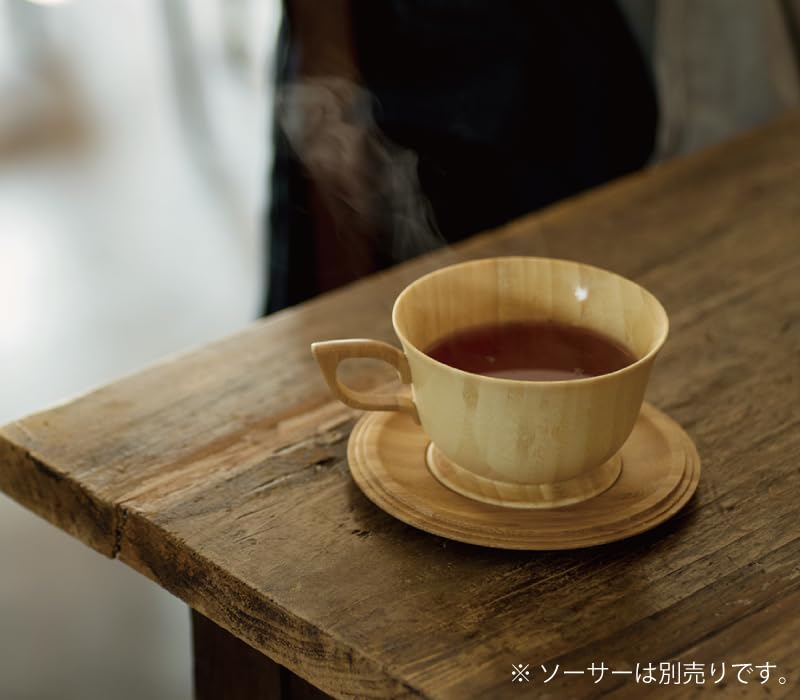 RIVERET Grande Pair of Mugs, White/Brown, RV-208WB