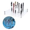 Durable Clear Art Brush Holder 120 Compartment Desktop Organizers For Painting Tools Storage