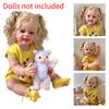 Simulation Reborn 55cm Doll Silica Gel Changing Toy Baby Bath Companion Gift Kid