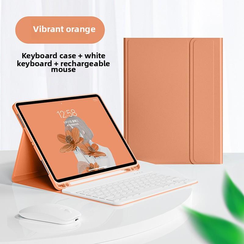 Bluetooth Keyboard Leather Case for IPad 10 10.2 with Pencil Slot Compatible Air 5 Pro 12.9 Mouse