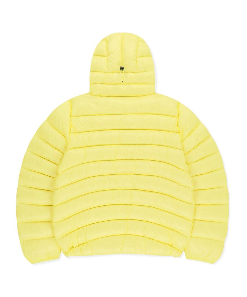 Sunlovetour Hooded Fly Light Down Jacket Yellow