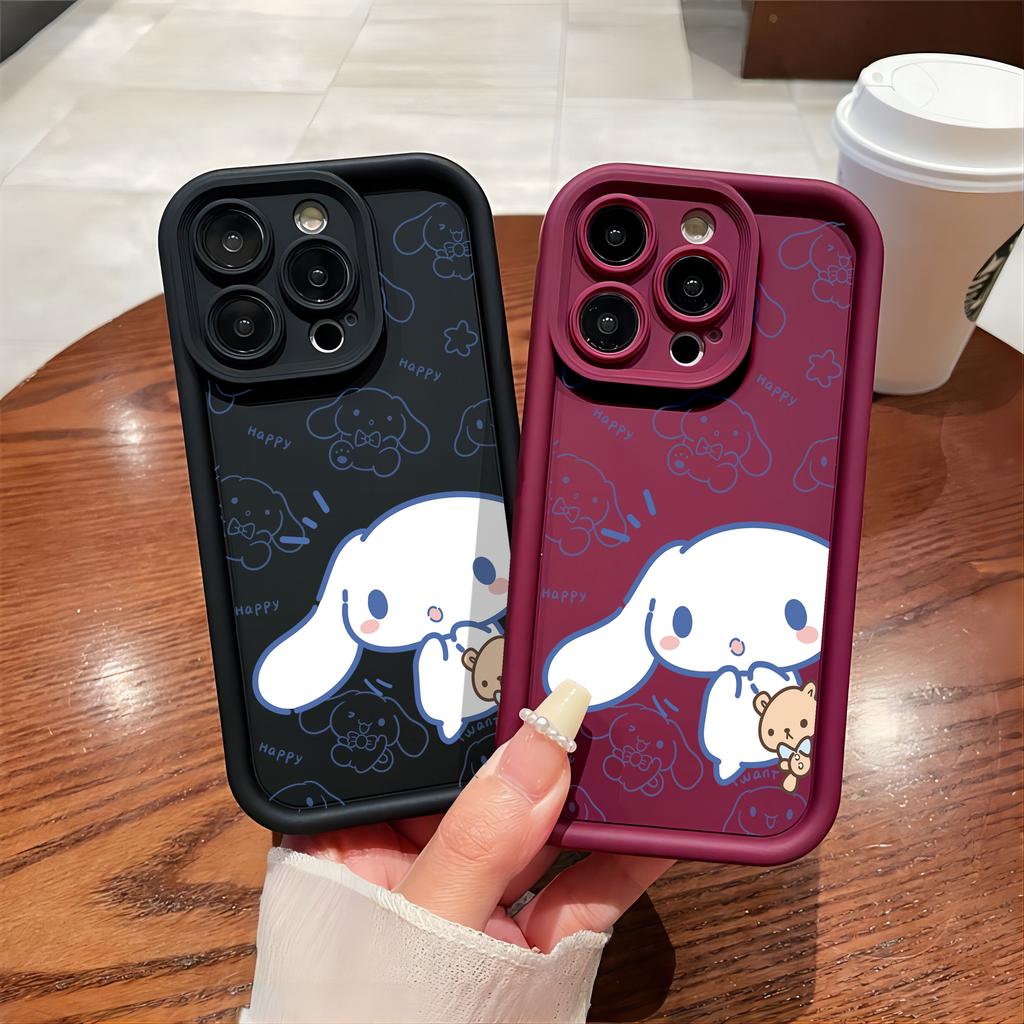 Sanrio New Cinnamoroll Phone Case For IPhone 16 15 14 13 12 11 Pro Max Mini XR XS X 7 8 Plus Soft TPU Back Cover