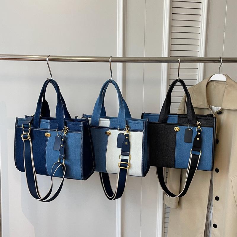 Fashionable womens bag, denim bags, big volume jean bags,Tote bag