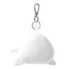 [Many a Little] Squishy Dolphin Plush Toy, Face Mascot KeyringDolphin Keychain, Ball Chain (Beluga Whale)