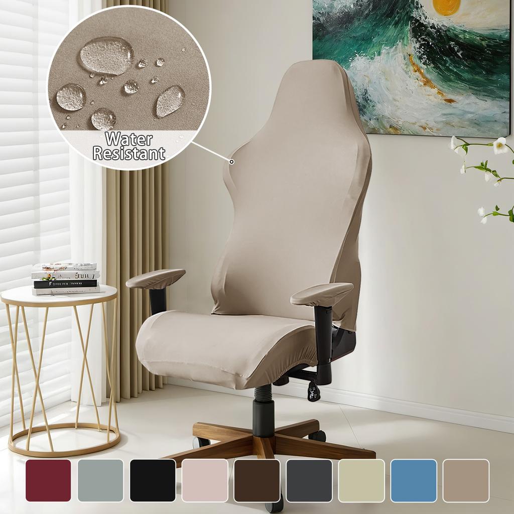 Milk silk waterproof e-sports chair cover solid color elastic e-sports chair cover spot chair cover