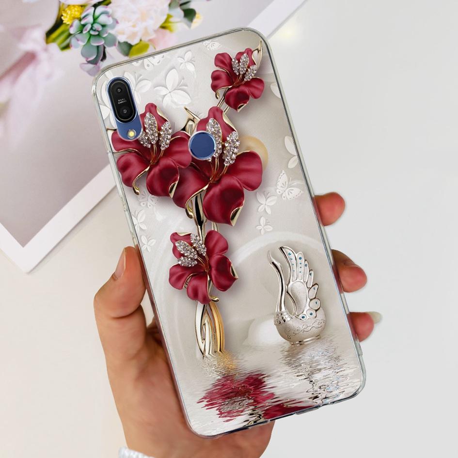 5.99" Case For Asus Zenfone Max Pro (M1) ZB601KL ZB602K Cover X00TDB Fashion Pattern Clear Soft Silicone Fundas Phone Back Cover