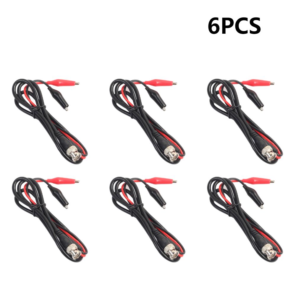 1m Digital Oscilloscope BNC Probe Test Leads 50 ohm Coaxial Q9 Male Plug to Dual Alligator Crocodile Clip Test Line Cable
