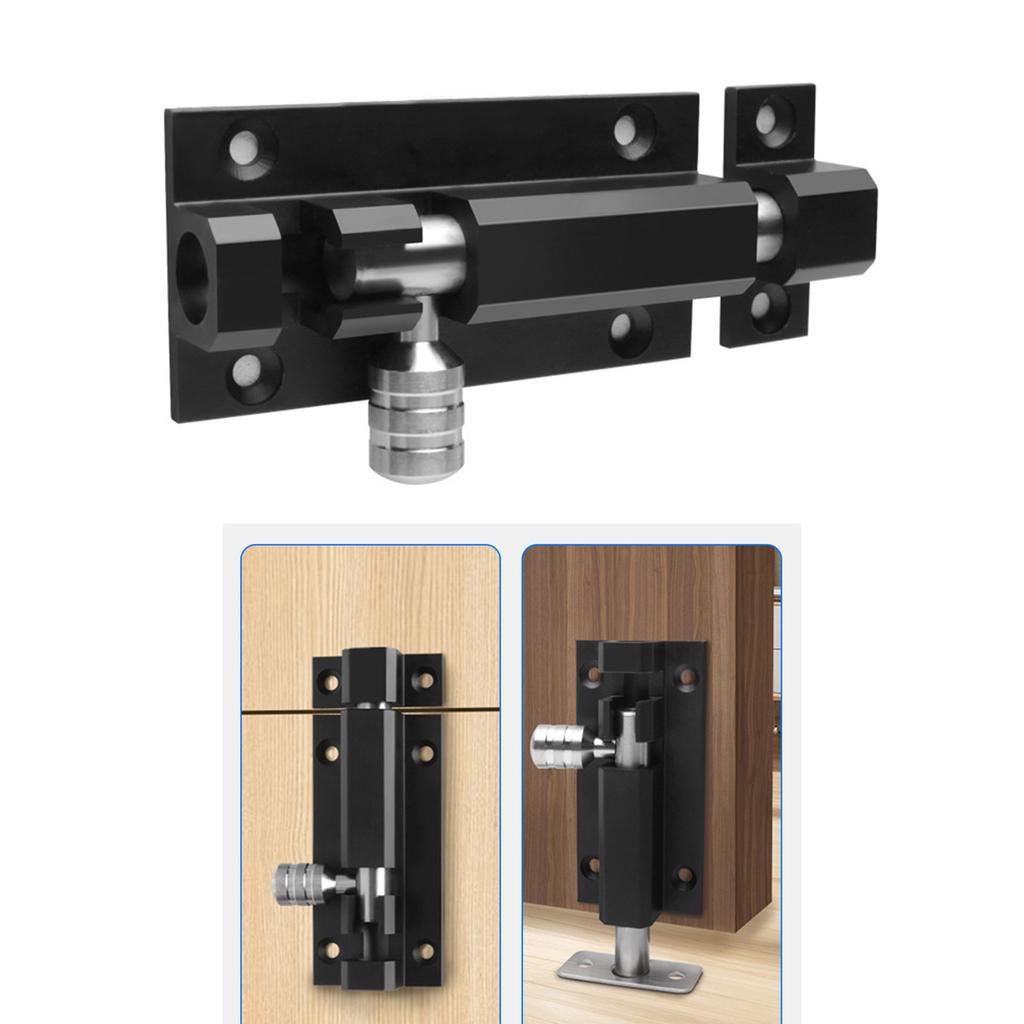 Stainless Steel Mount Door Bolt Rusts Proof Heavy Type Cabinet Latches For Outdoor Security Easy Installation