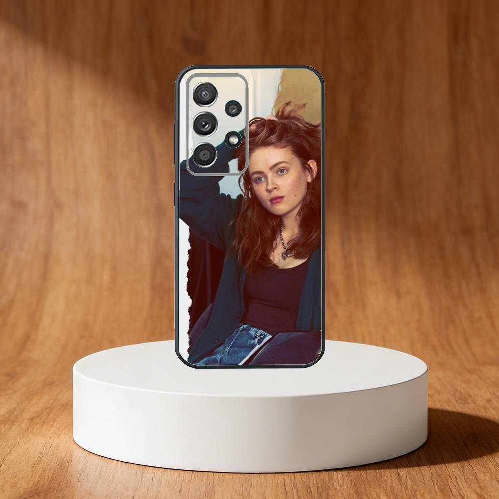 A-Actress S-Sadie Sink Phone Case For Samsung S25,S24,S21,S22,S23,S30,Ultra,S20,Plus,Fe,Note,10,9,5G Black Cover