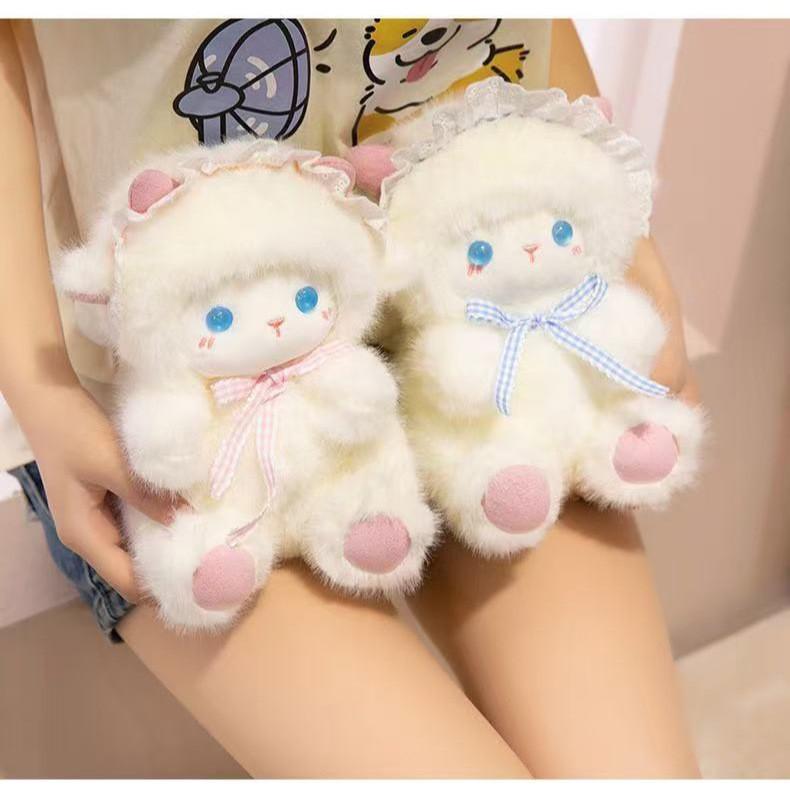 Plush Sheep Doll Soft Short Plush Baby Gift For Kids And Teens